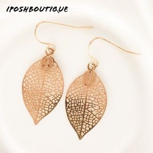 Beautiful golden leaves drop earrings🍂🍂